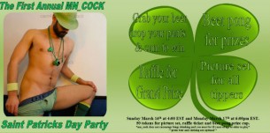 MN_COCK’S Saint Patrick’s Day Cumfest and Prize Give Away