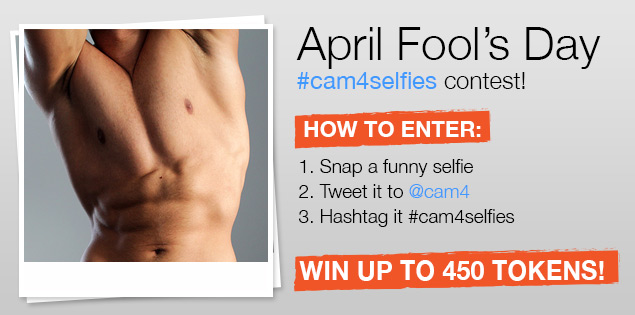 Win CAM4 Tokens by Sharing A Selfie!