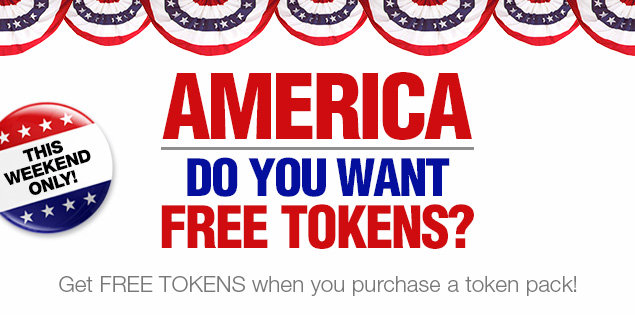 Free Tokens for our American BBs this Weekend Only!