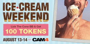 Earn 100 Tokens This Weekend on CAM4