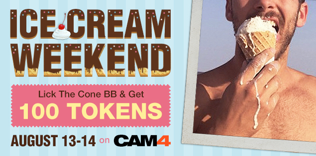 Earn 100 Tokens This Weekend on CAM4