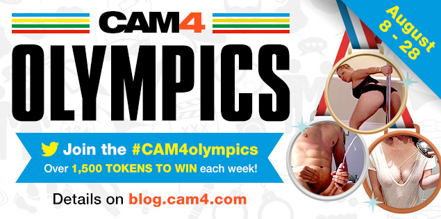 Join the CAM4 Sex Olympics: August 8th to 28th