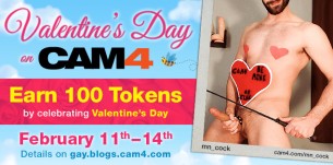 Valentine’s Day Celebration on CAM4: Earn 100 Tokens!