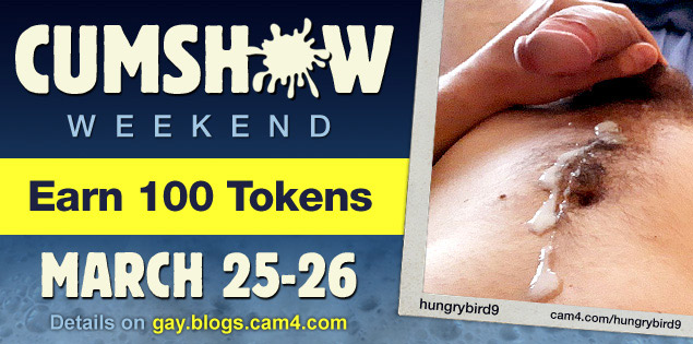 Earn 100 Tokens by joining the CUMSHOW Weekend (March 25th & 26th)