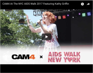 CAM4 At The NYC AIDS Walk 2017 Featuring Kathy Griffin