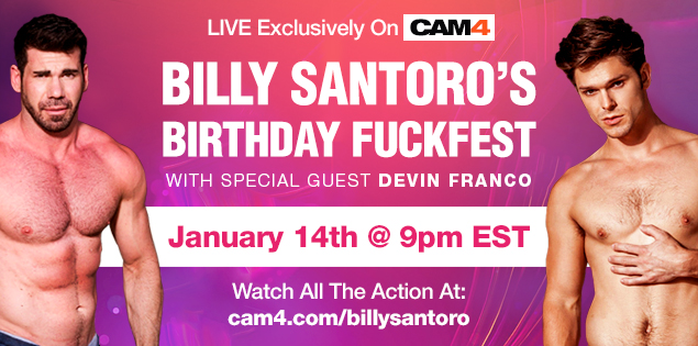 Billy Santoro’s Birthday Fuckfest ft. Devin Franco!