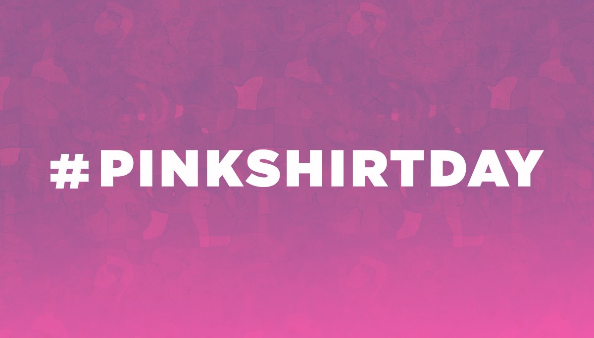 Show us your Support on #PinkShirtDay!