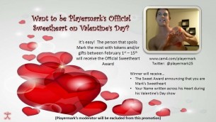 @playermark25 And His Valentine Promotion