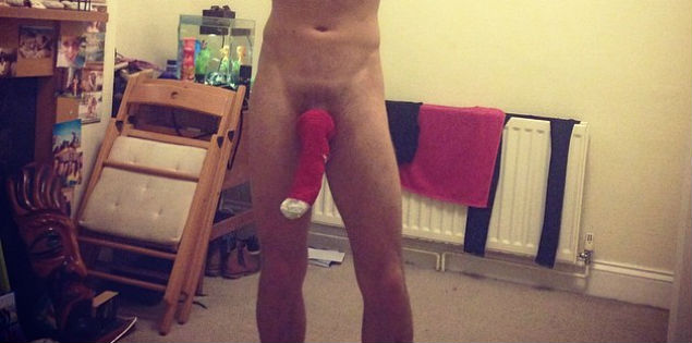 Wrap Your Cock In A Sock For Testicular Cancer