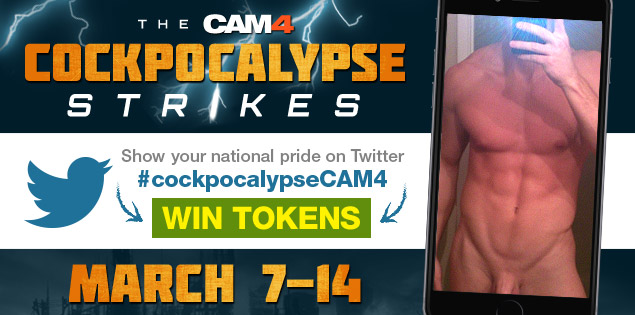 Cockpocalypse of CAM4: Twitter Contest