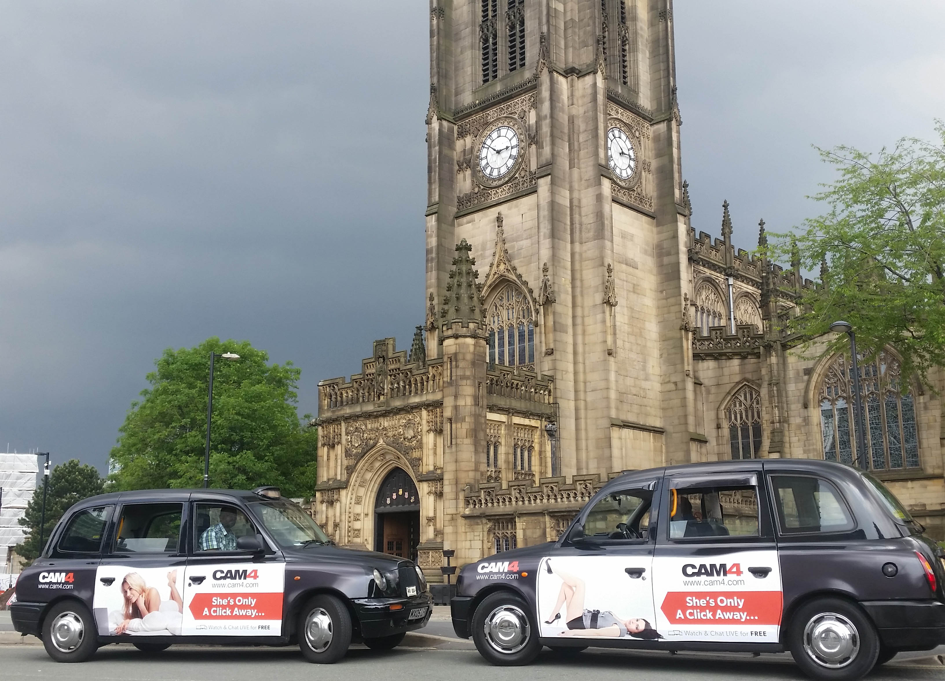 CAM4 Has Hit the Road – CAM4 Taxis!