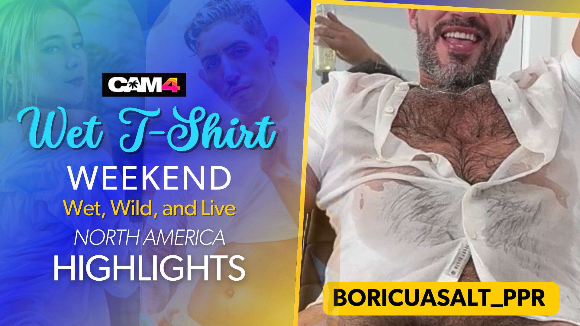 CAM4’s Wet T-Shirt Weekend 💦 Winners