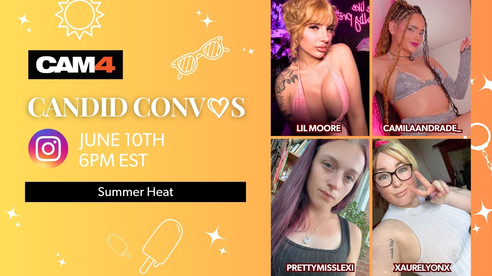 Candid Convos : Tuning Into Summer Heat & Sultry Secrets