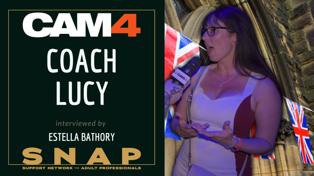 CAM4 UK coach Lucy known as HotBabe2019 was at SNAP Awards London 2023
