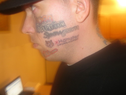 billy3 Face Tattoo Advertising