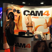 The CAM4 Booth at the Everything to Do with Sex Show