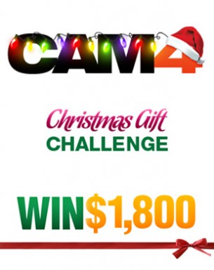 Cam4 Christmas Gift Challenge: Win Up to $1,800 (CONTEST CLOSED)