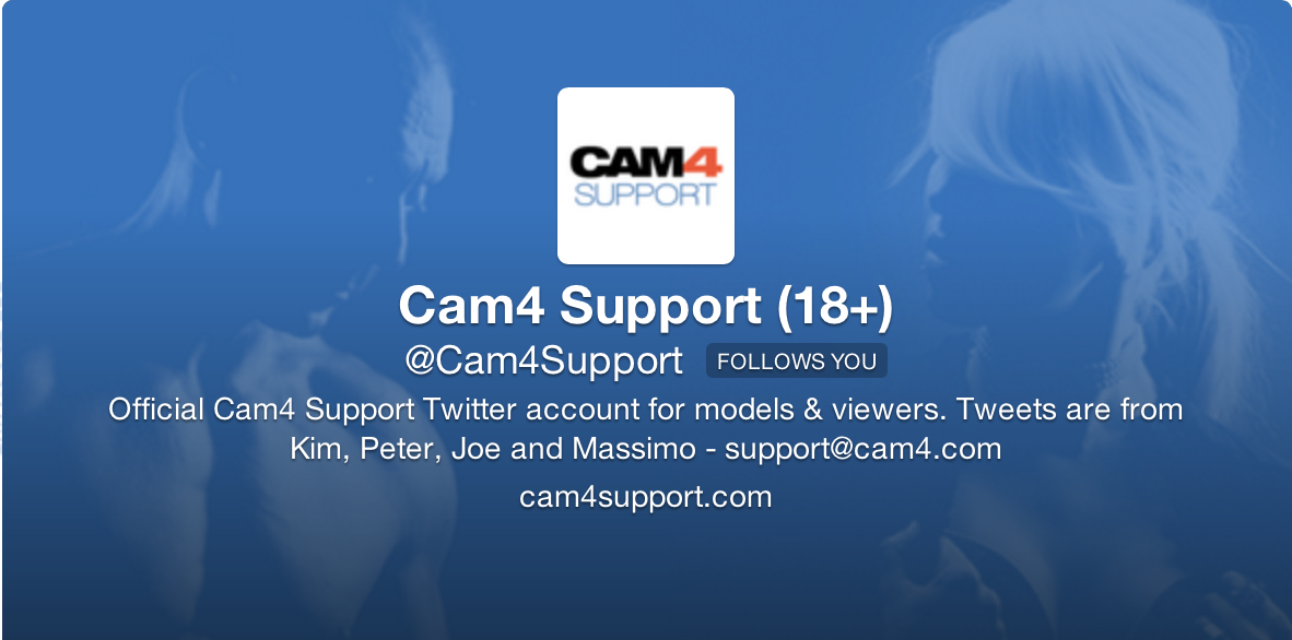Got Questions? Follow @cam4support on Twitter!