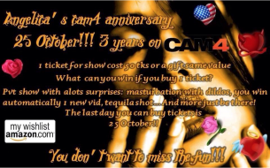 Happy Camniversary AngelicaHots!