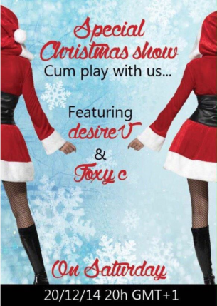 Foxy C and DesireV: Sexy Christmas Special on CAM4