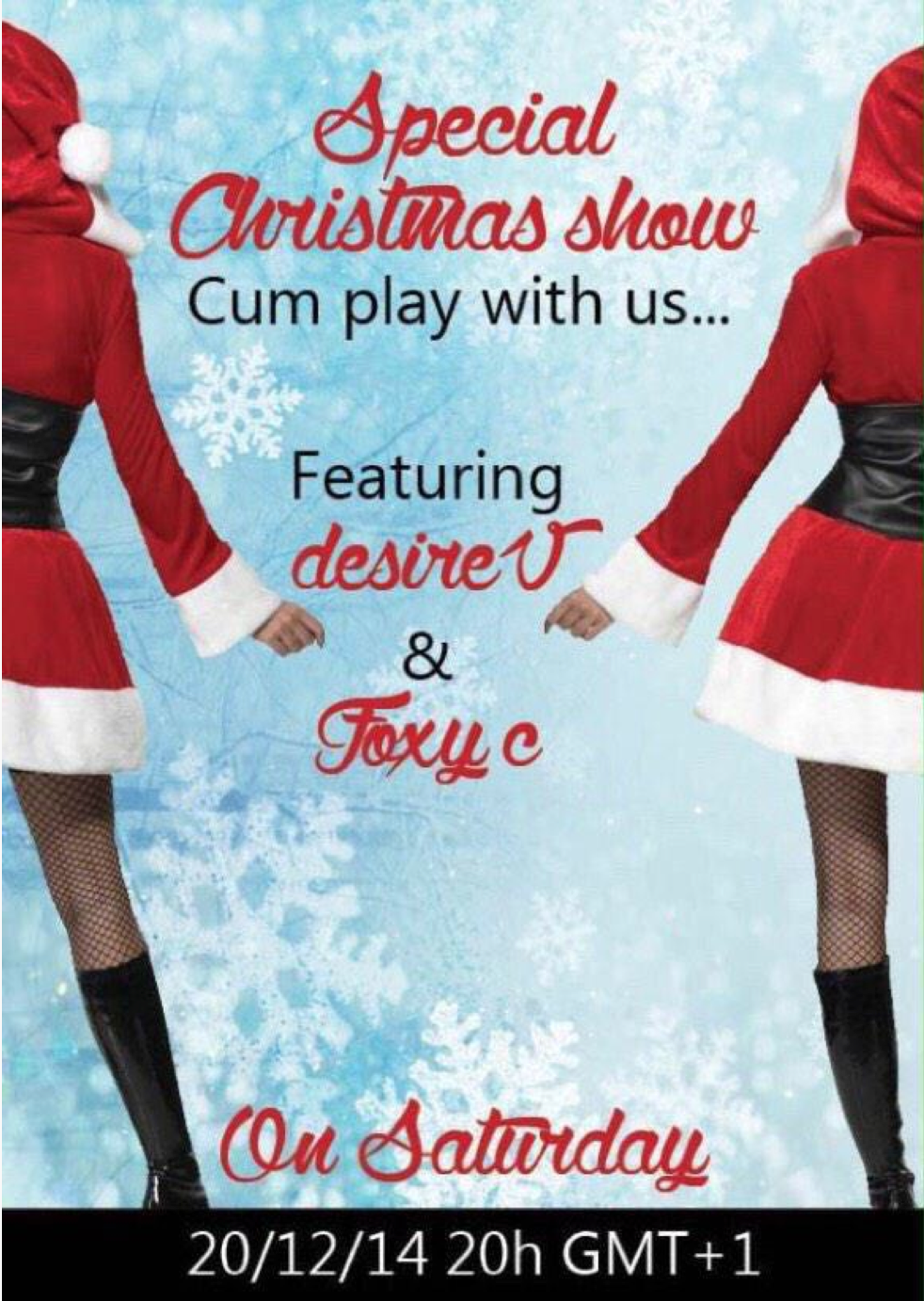 Foxy C and DesireV: Sexy Christmas Special on CAM4