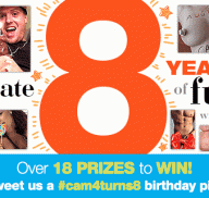 CAM4 Turns 8: Celebrate with us! (CONTEST)