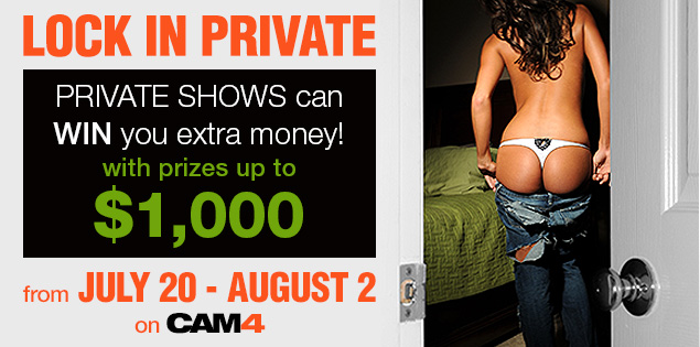 CAM4 Private Shows can win you Tokens! (SIGN UP)