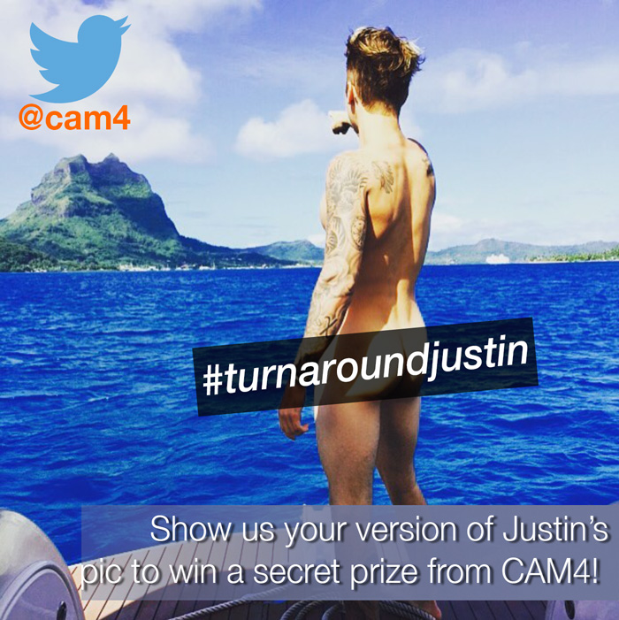 Flash Contest: #turnaroundjustin Booty Pics!