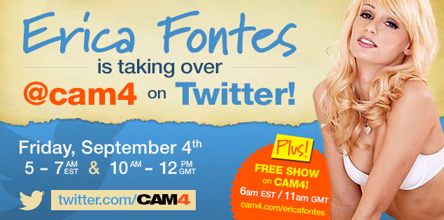 Tweet with Erica Fontes: Friday September 4th