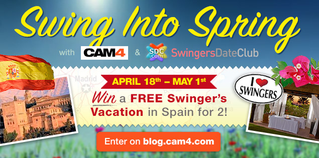 Swing Into Spring with CAM4 & Swingers Date Club