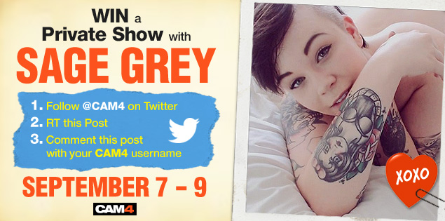 Win a Private Show with Sage Grey!