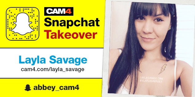 Layla Savage’s CAM4VR Snapchat Takeover: Sept 14th