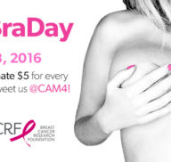 #NoBraDay Update: CAM4 Raises $585 for BCRF