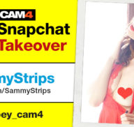 SammyStrips CAM4 Snapchat Takeover