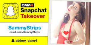 SammyStrips CAM4 Snapchat Takeover