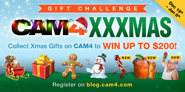 CAM4 XXXMas Gifting Challenge Winners (CONTEST)