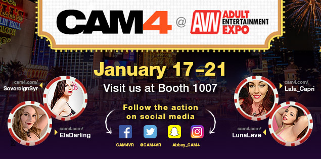 Join CAM4 at the Adult Entertainment Expo