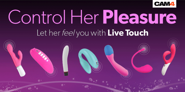 Control Her Pleasure with Live Touch: NEW to CAM4