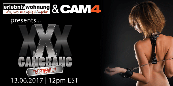 Coming Tuesday: Watch a Live XXXGangbang on CAM4!