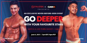 CAM4 x Falcon Studios Live Porn Shoot This Friday!