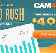 Win $4000: Week 1 of the CAM4Pays Affiliate Gold Rush is now live!