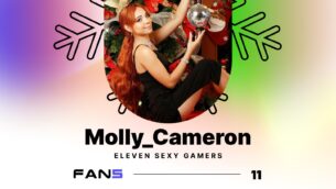 12 Girls of XXXMAS on FAN5: Molly_Cameron – Eleven Sexy Gamers