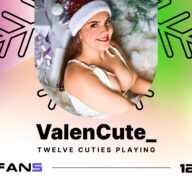 12 Girls of XXXMAS on FAN5: ValenCute_ Twelve Cuties Playing