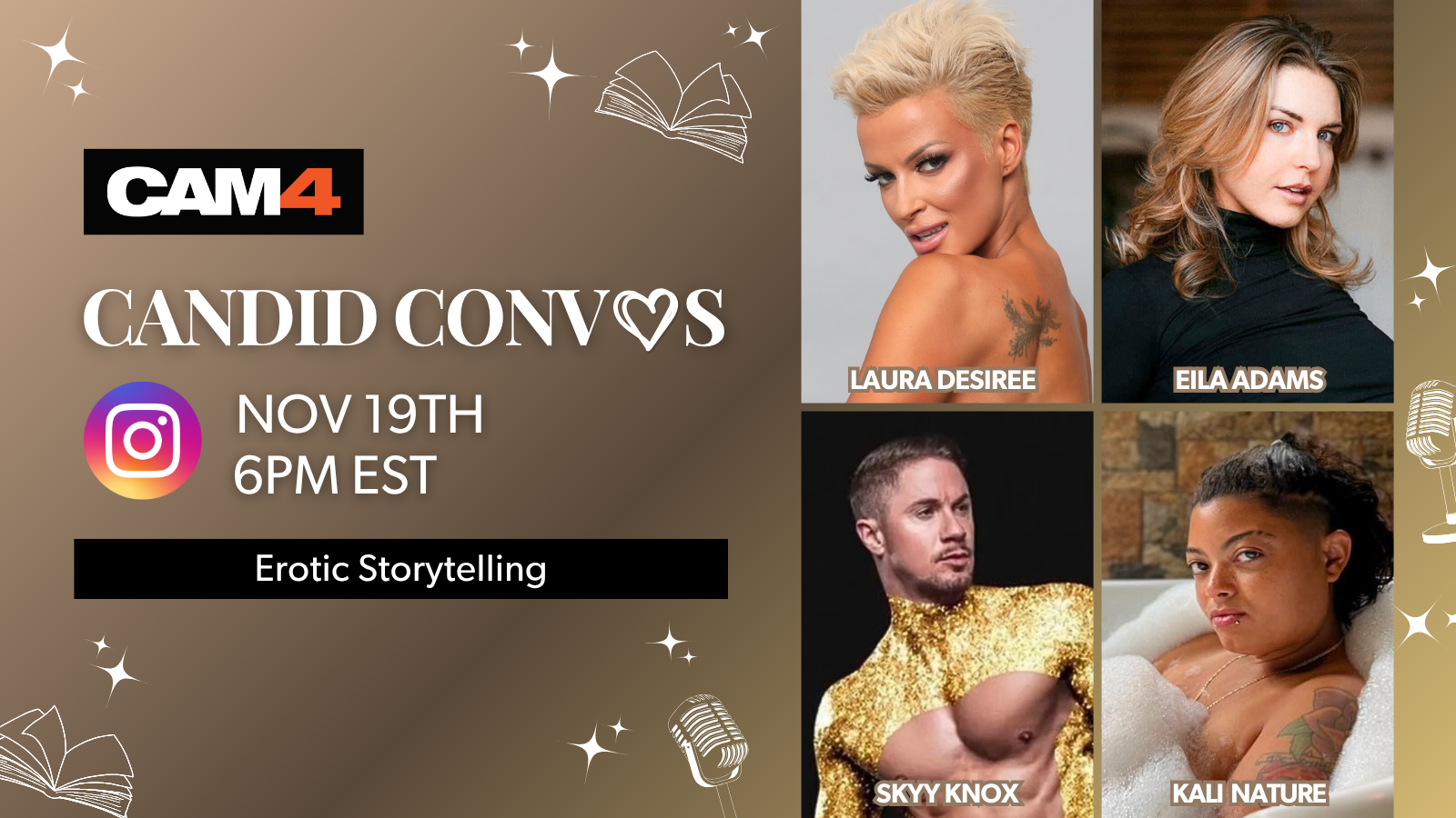 Candid Convos gets imaginative as we open up to Erotic Storytelling