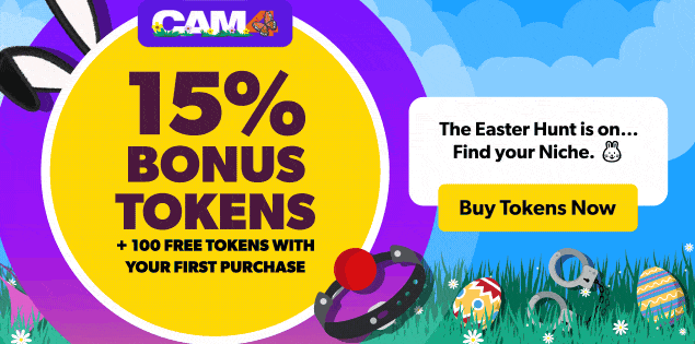 HUNT for a KINK with CAM4’s Easter Token Offer