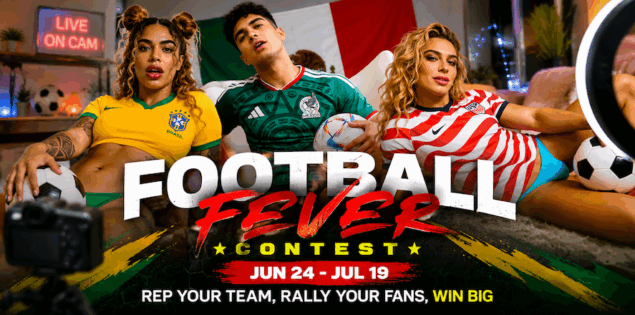 ⚽ It’s Contest Time ⭐ Win with CAM4’s Super Sports Niche!