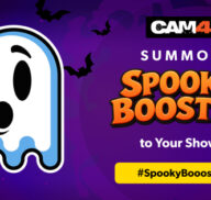 Spooky Booster Is BACK to Haunt CAM4 This Halloween!